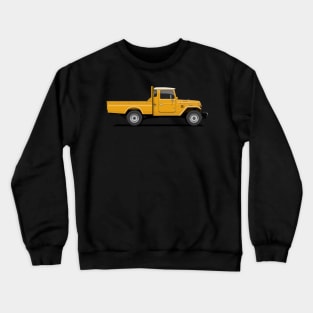 Land Cruiser FJ45 Pick Up Yellow Crewneck Sweatshirt